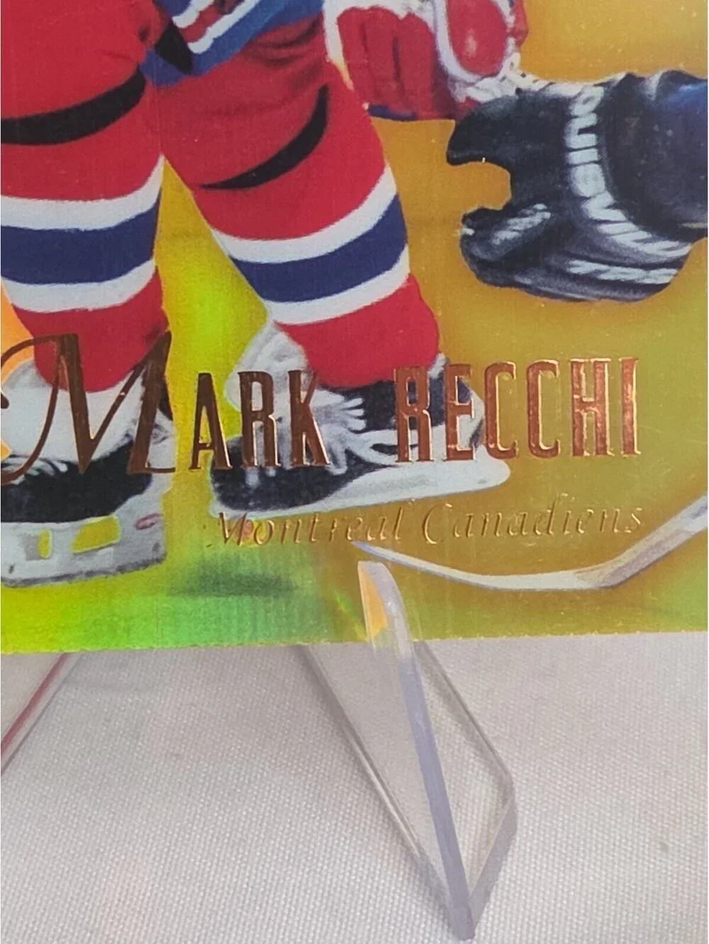 1996 Pinnacle Select 95-96 Certified #10 Canadiens Mark Recchi Mirror Gold SSP
